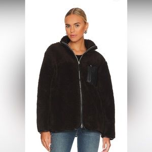 Anine Bing Ryder Sherpa Fleece Jacket Size Small *NWT